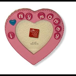 Russ “I Love My Mommy” Pink Heart Frame NEW